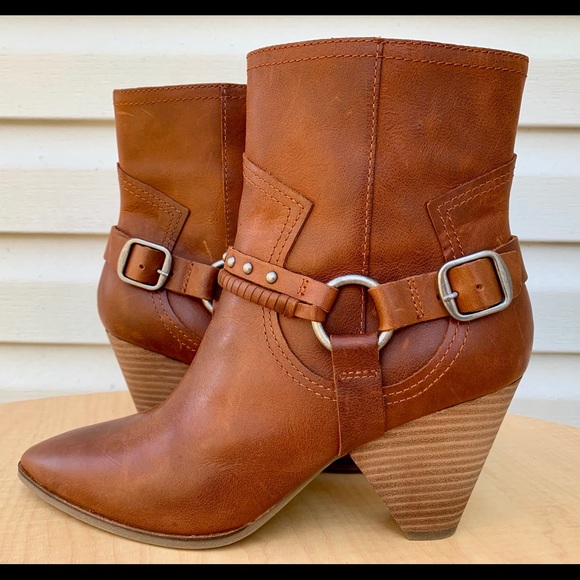 Lucky Brand Shoes - Lucky Brand Whiskey Arena Leather Mid Calf Boots